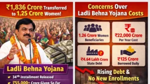 Read more about the article Ladli Behna Yojana: 34th Installment Released in Madhya Pradesh