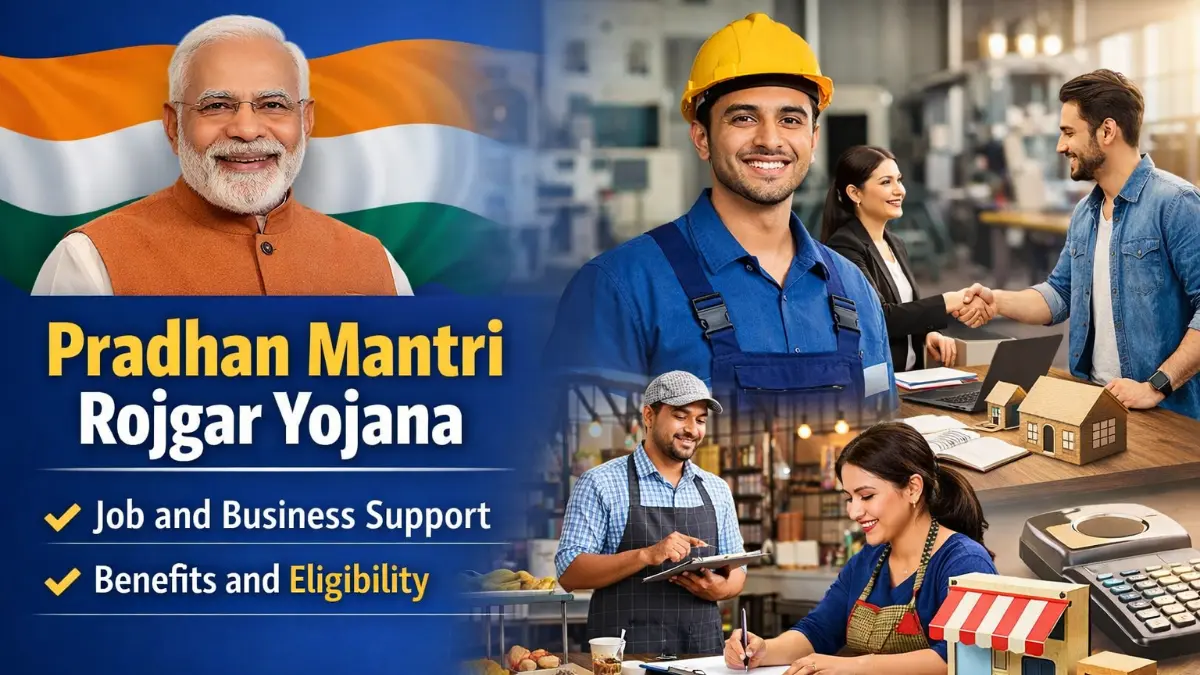 You are currently viewing Pradhan Mantri Rojgar Yojana – Job and Business Support, Benefits and Eligibility (2026)