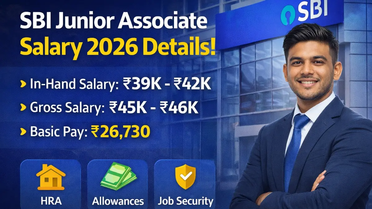 You are currently viewing SBI Junior Associate Salary 2026: In-Hand Pay, Allowances & Full Details