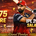 Krunal Pandya IPL 2026 Salary Revealed: ₹5.75 Crore Deal Explained