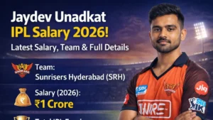 Read more about the article Jaydev Unadkat IPL Salary 2026: Latest Earnings, Team & Full Details