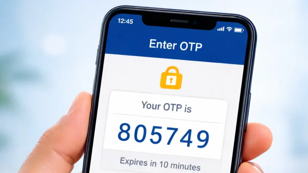 OTP verification for Aadhaar mobile number update process